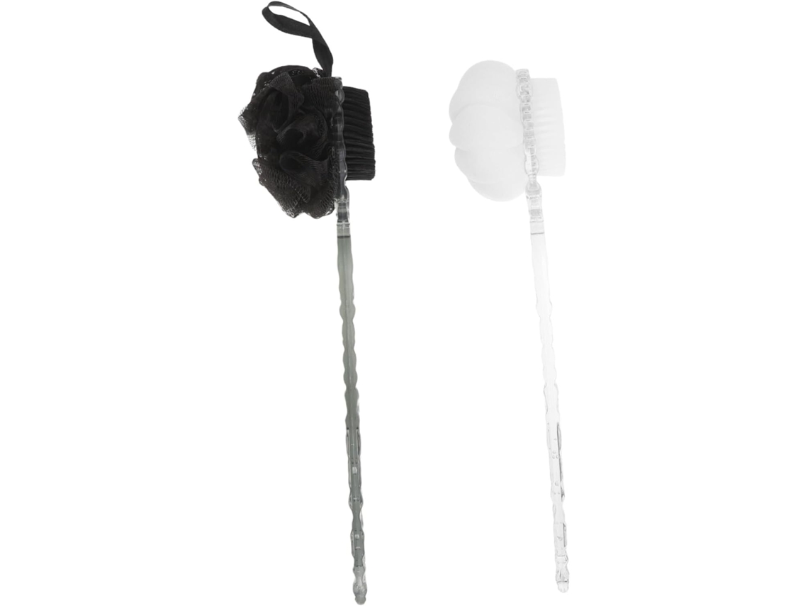 Conjunto De 2 Escovas Banho Estampadas Popetpop, Escova Corporal Extensível De Plástico