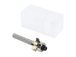 Broca De Fresadora Roundover Com 4 Sulcos Cabo 1/4 Polegada 1/4xr2 Para Marcenaria