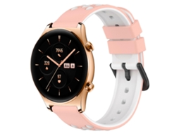 Pulseira De Silicone Poroso Bicolor De 22 Mm Para O Relógio For Honor Gs 3.