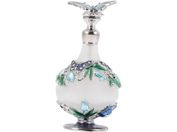 Frasco De Perfume Vintage De Vidro Recarregável Para Viagens, Recipiente Vazio Adequado Para Óleos.