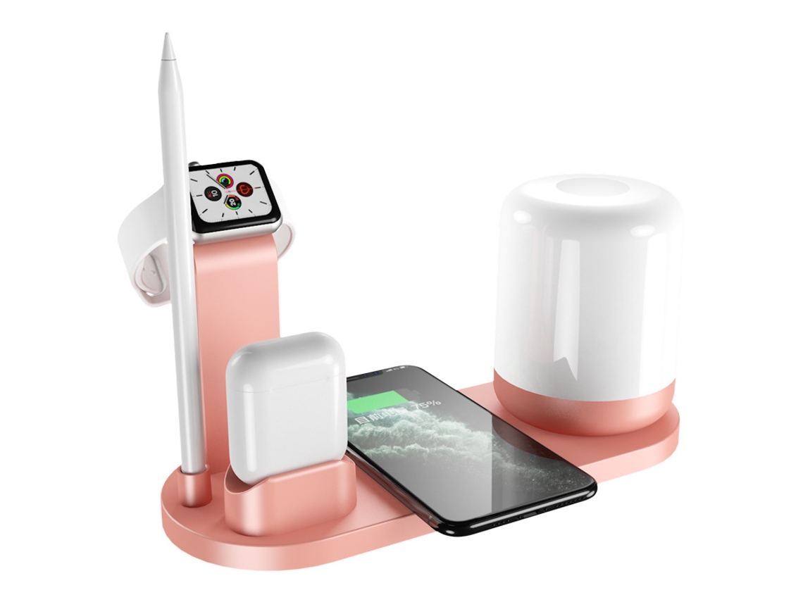 Carregador Wireles Chronus Wc8351124Zx Rosa