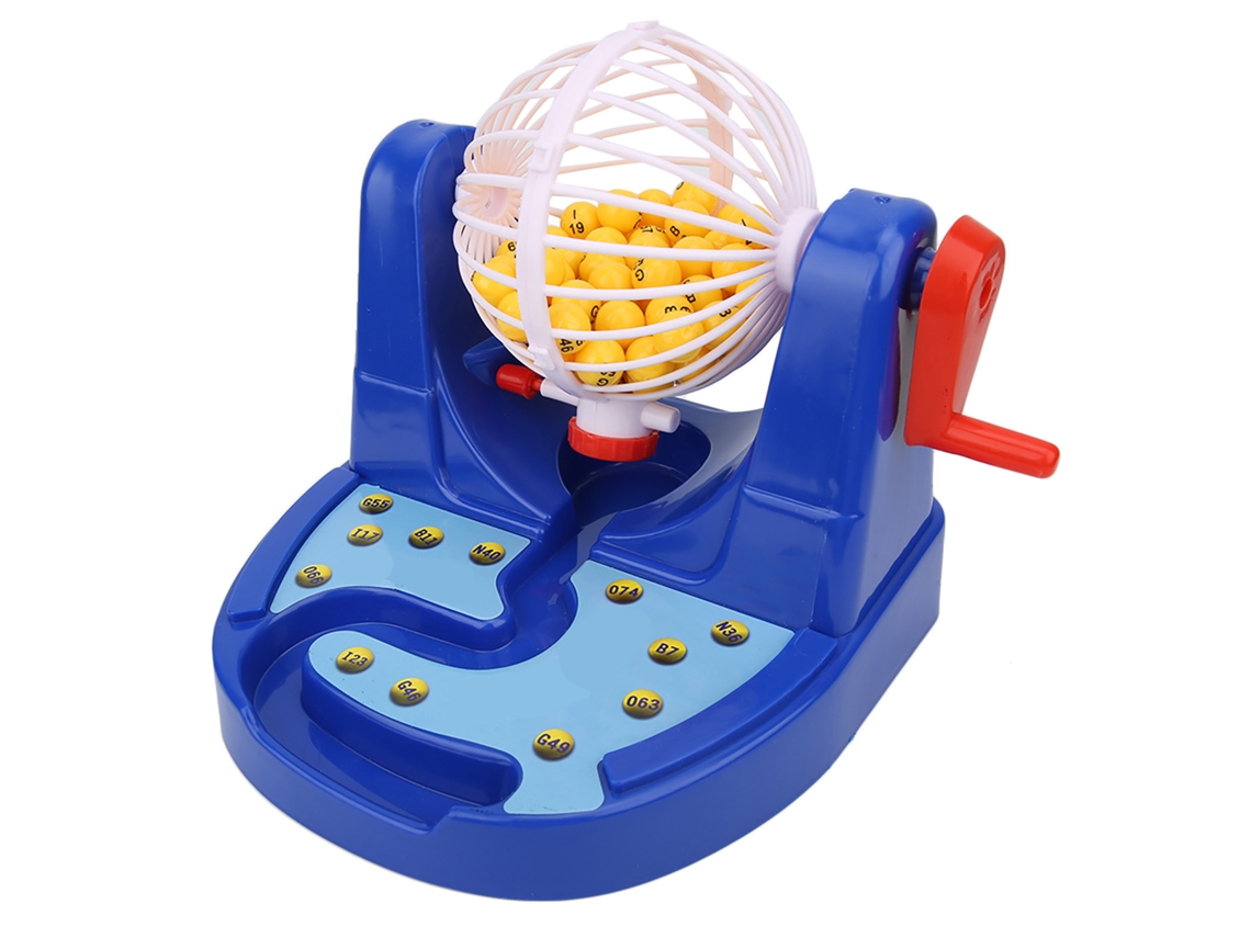 Primerox máquina de Loteria Manual com Bolas Brinquedo Educativo Puzzle para Crianças Acima de 3 Anos