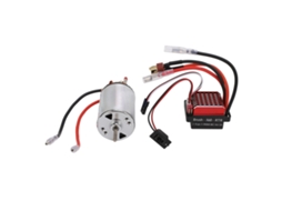 Kit Motor Esc De Rc Crawler 550 Brushless 60a Baixo Ruído Alta Torção Para Scx10 1/10 Com Plug T