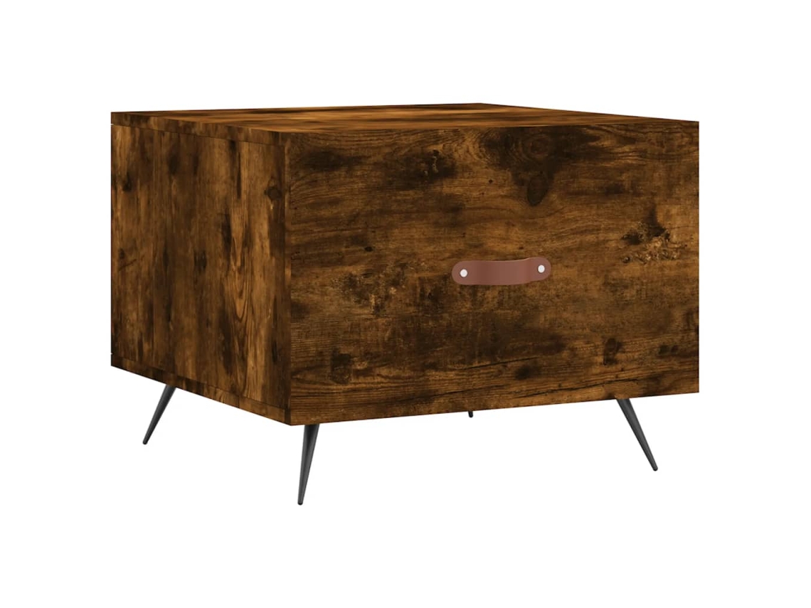 Mesa de centro MAISON EXCLUSIVE em madeira de carvalho defumado com derivados da Madeira (50x50x40 cm)