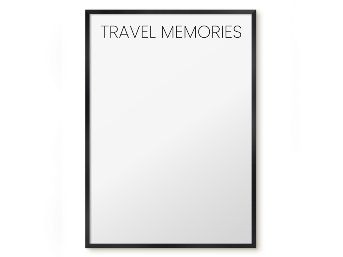 Magnetic Board Travel Memories For The Living Room Espelharte (50x70 Cm)