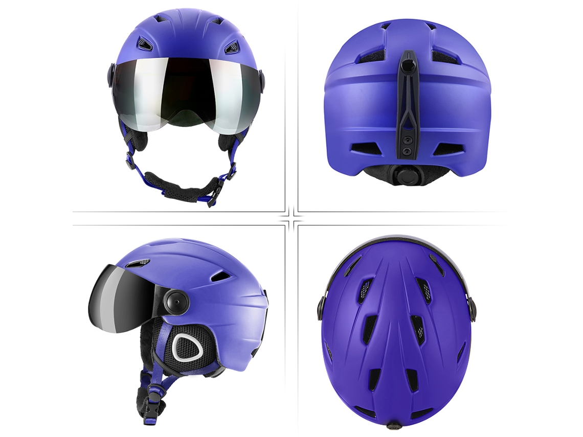 Capacete de Ski e Snowboard com Orelhas Removíveis | S/MARCA