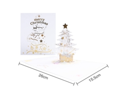 Cartões De Natal 3d Tridimensionais Criativos Chris Aquaforge