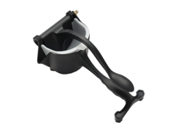 Espremedor De Citrinos Manual Com Revestimento Teflon, Portátil E Prático Para Bebidas Cocktails, Com Pinça Para Alimentos: Preto