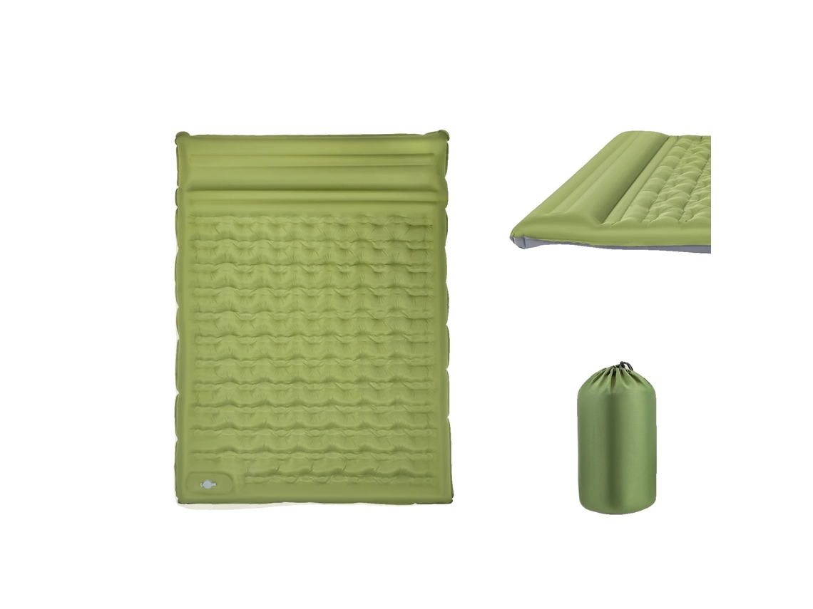 Colchão Inflável, Extra Grosso, Inflar Rápido, Verde