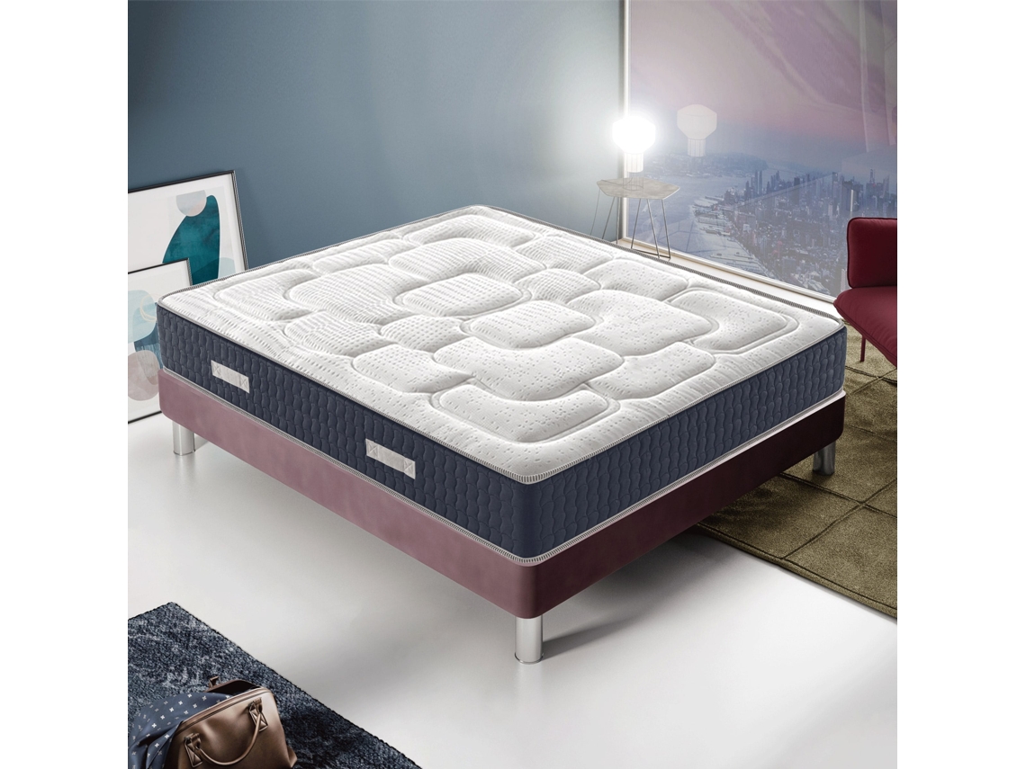 Colchão Ilovesleep New Royal ( 150x200x30 Cm, Espuma Hr + Viscoelástica)