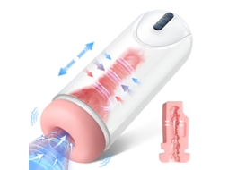 Masturbador Masculino Com 4 Impulsos E 4 Suces E 10 Modos De Vibrao (branco)