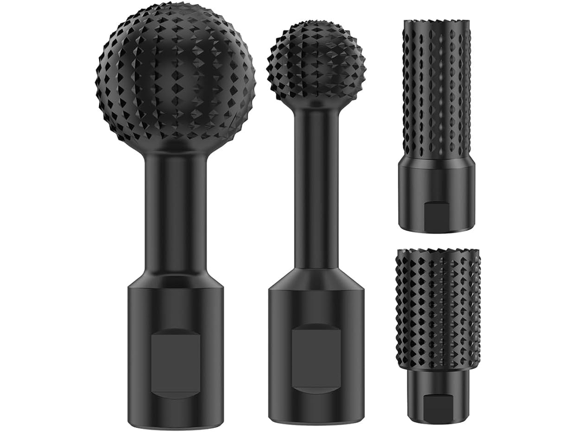 Conjunto De 4 Peças Com Cabeçote De Rolamento De Esferas, Goiva, Esmerilhadeira Angular