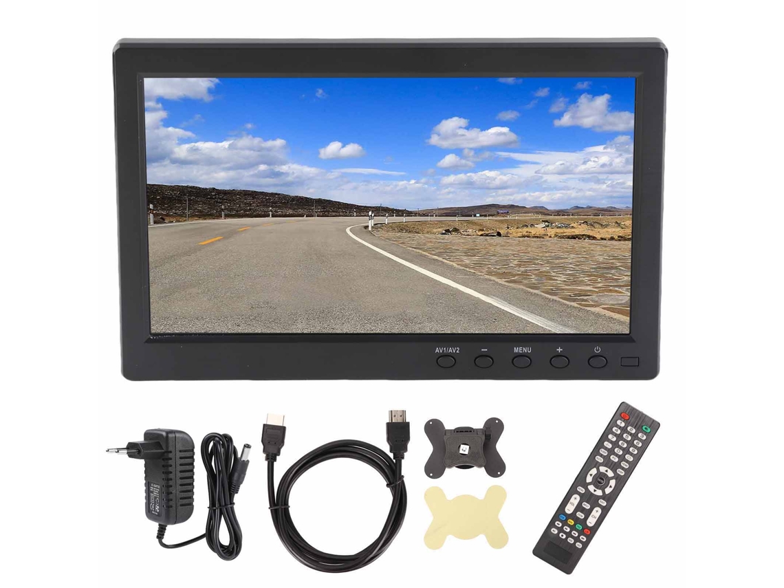 Tela Lcd Tft Colorida Portátil 10.1 Polegadas Hd com Entradas Vga Bnc Av Ypbpr