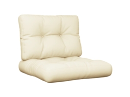 Pallet Cushion, Pallet Cushions Vidaxl Creme Tecido (50 X 50 X 12 Cm)