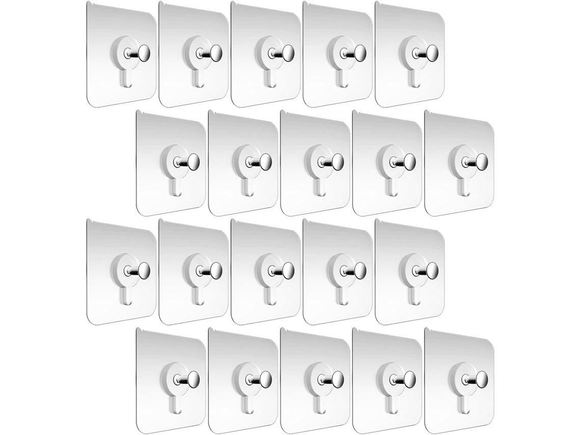 Conjunto De 40 Adesivos Para Pendurar Quadros Com Alta Capacidade Carga, Em Aço Inoxidável E Acrílico, Design Simples