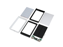 Kit Power Bank Solar LAXISCREED Usb Flashlight