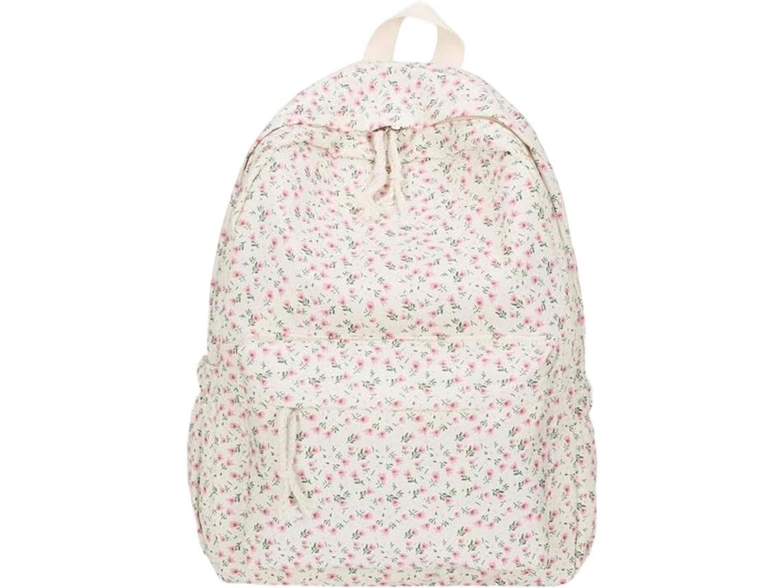 Mochila Daisy Para Meninas– 40 X 11, 9 X 30 Cm– Grande Com Estampa Floral Mulheres, Moderna Viagens| Vários