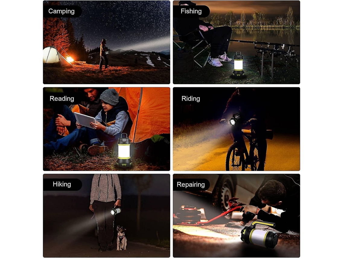 Lanterna De Camping Led, Recarregável E Impermeável Para Suas Aventuras Ao Ar Livre. Olysi Shop