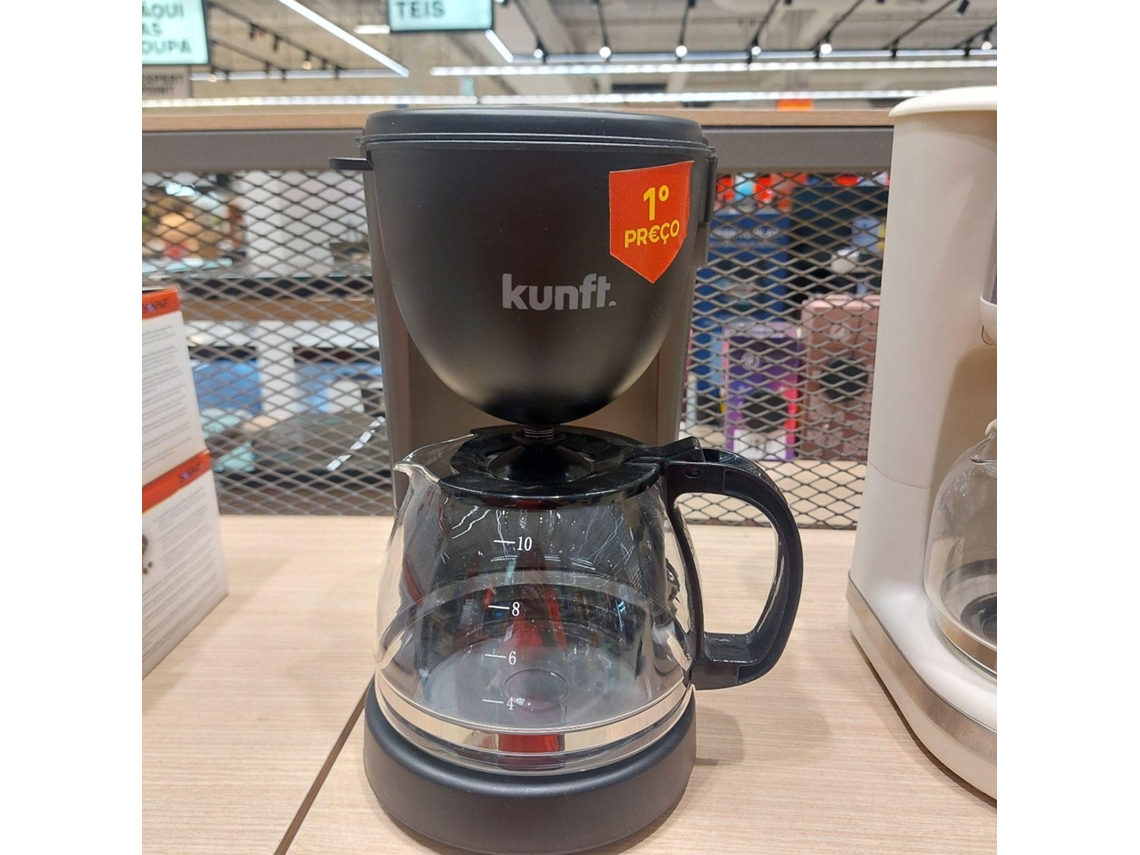 Máquina De Café Filtro KUNFT Kdcm5024 (Outlet Grade A - 600 w - 10 Chávenas - Preto)