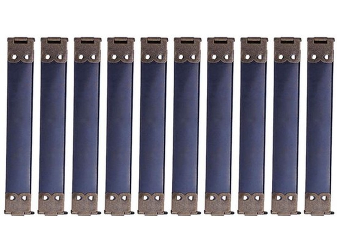 Ferramenta De Porta-moedas Flexível 10 Unidades - Estrutura Interna Metálica - Materiais Reciclados - Fechamento De Mão - Mecanismo De Furo Flexível -