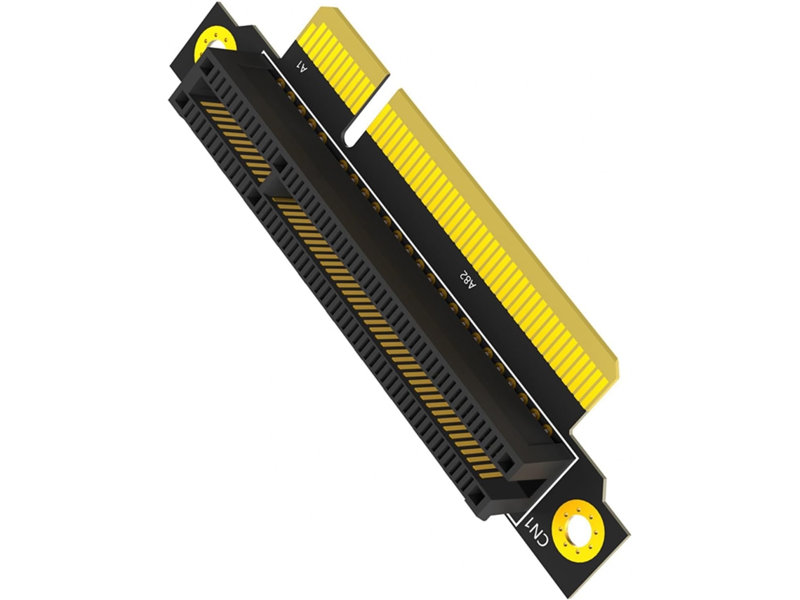 Placa Riser Pcie De 20 Mm, 8 X 90 Graus, Macho Para Fêmea, Adaptador