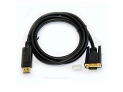 Oem Cabo Displayport/m Para Vga/m 5 Metros 1080p Preto Genérico
