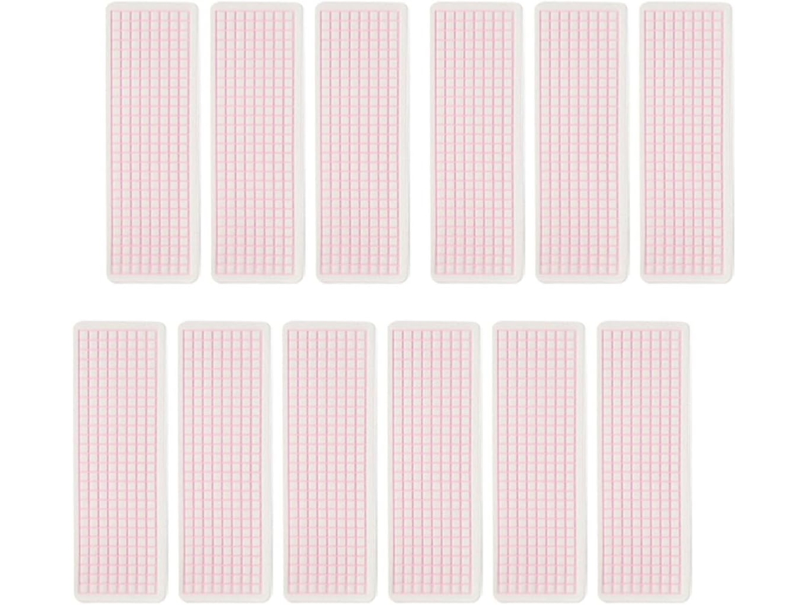 Organizador adesivo Washi Labrimp rosa de plástico, 40 unidades, design simples e portátil para mesa de casa