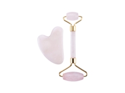 Conjunto de Cuidados Faciais Jade Roller e Gua Sha SYNERFIT