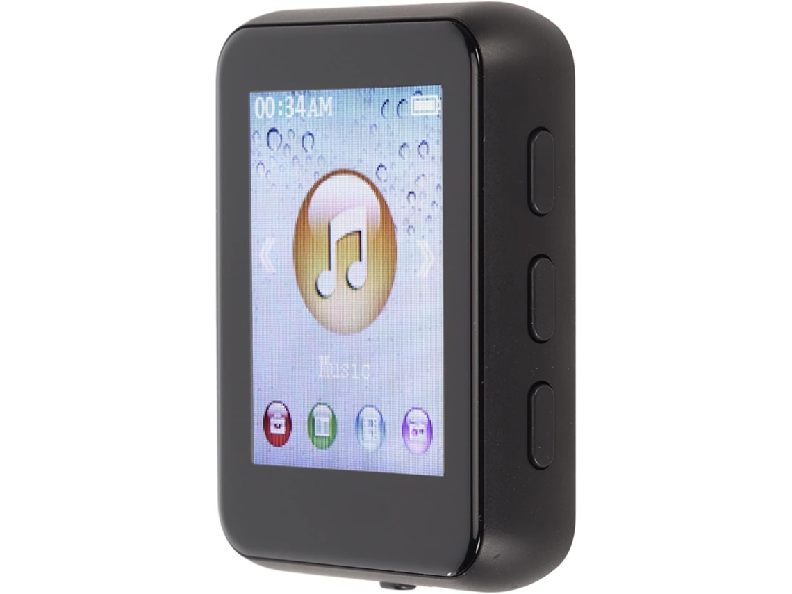 Reprodutor De Mp3 Bluetooth Com Tela Sensível Ao Toque 1,8 Polegadas,