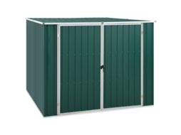 Vidaxl Abrigo De Jardim 195x198x159 Cm Aço Galvanizado Verde