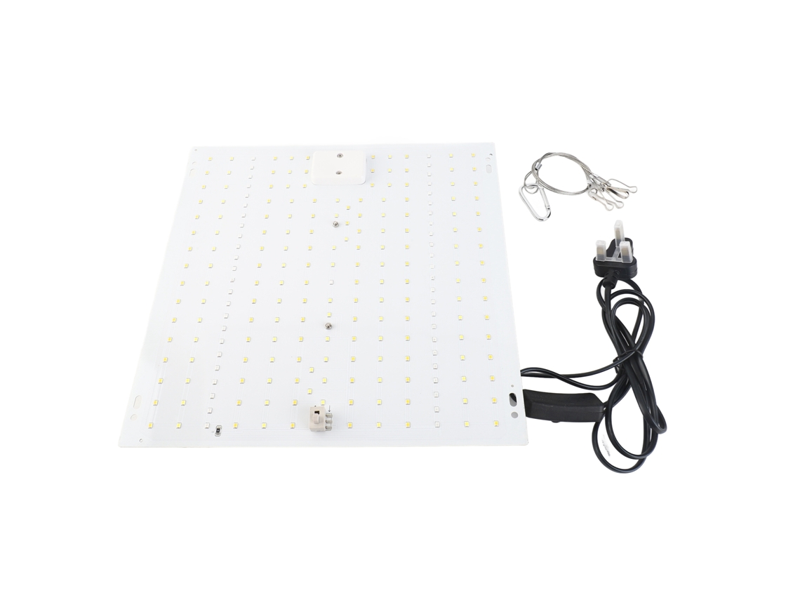 Luz de Crescimento Led Espectro Completo para Plantas Internas Suculentas Flores 30x30cm | S/MARCA