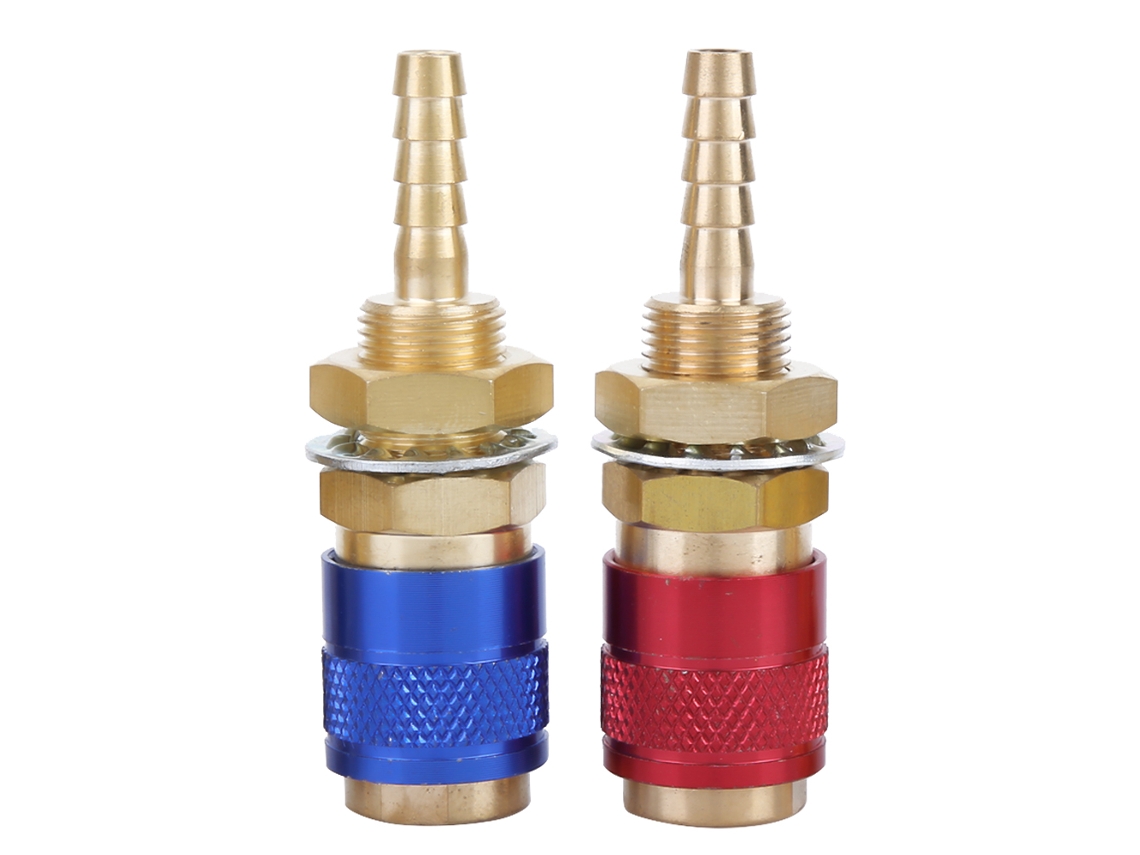 2 Peças Adaptador Rápido M6 Para Resfriamento De Água E Gás Para Soplete Tig, Conector De Conexão Rápida