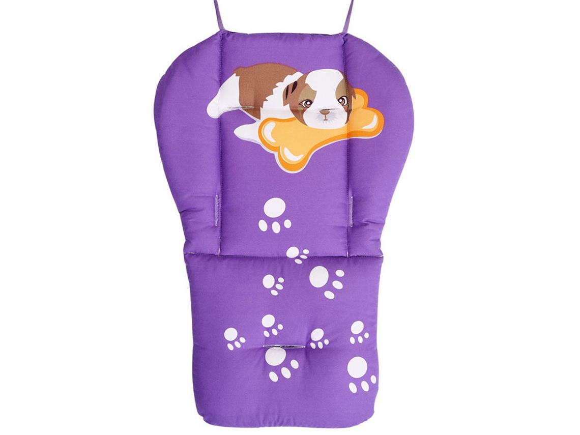 Almofada Para Cadeira Alta Eifson Tecido Macio - Cachorro Roxo