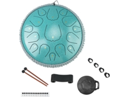 Tambor De Língua De Aço De 13 Polegadas, 15 Notas, Instrumento De Percussão Portátil Em Ré Para Meditação