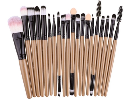 Pincel para Maquilhagem  11 Madeira (20 Peças)