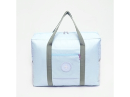 Mala de Viagem Tipo Duffel, Bolsa Ombro Impermeável, Fim Semana, para Pernoite, Compatível com Adultos, Cabine, Azul Claro AQUAFORGE