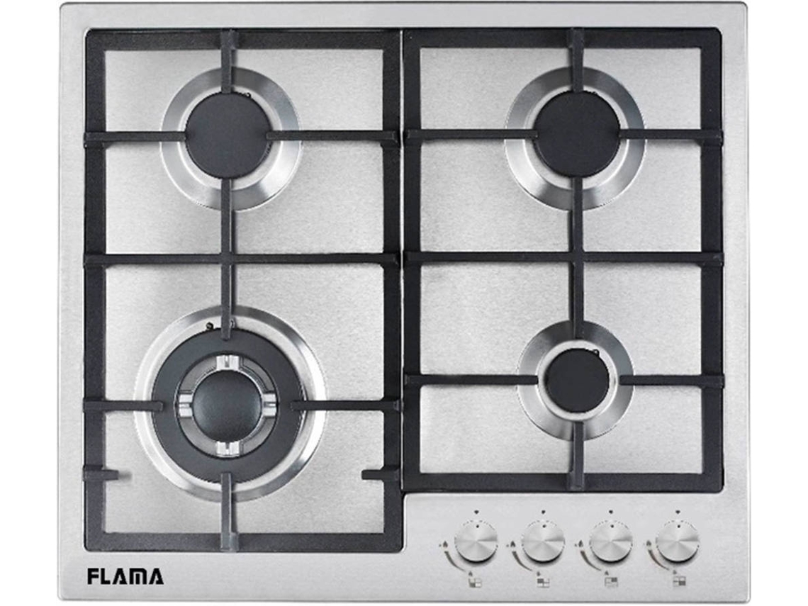 Placa de Gás FLAMA 9006FL (Gás Natural - 60 cm - Inox)