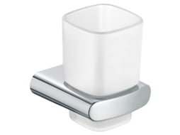 Suporte De Vidro Keuco Elegance, Vidro De Cristal Genuíno Fosco, Cromado, 11650019000