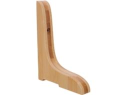 Suporte De Parede Triangular De Bambu Para Prateleiras, Capacidade De Carga