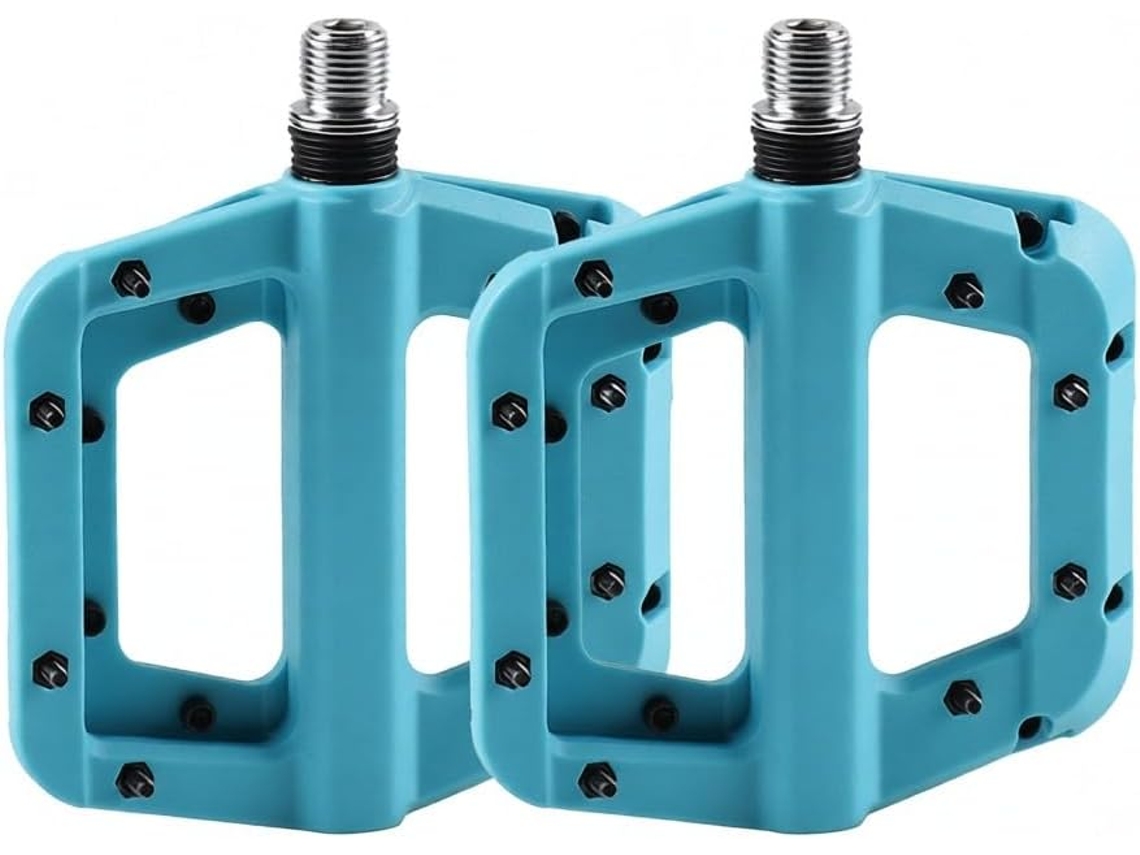 Bicicletas MTB leves em nylon com rodízios, fácil instalação.