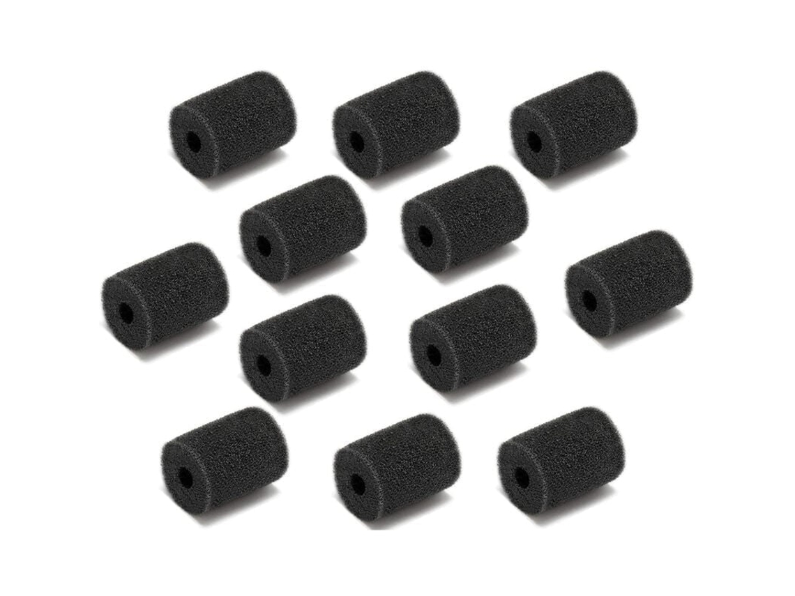 12 Unidades de Escovas de Espuma para Robô de Piscina, Compatível com Polaris 180/280/360/380/480/3900 AQUAFORGE