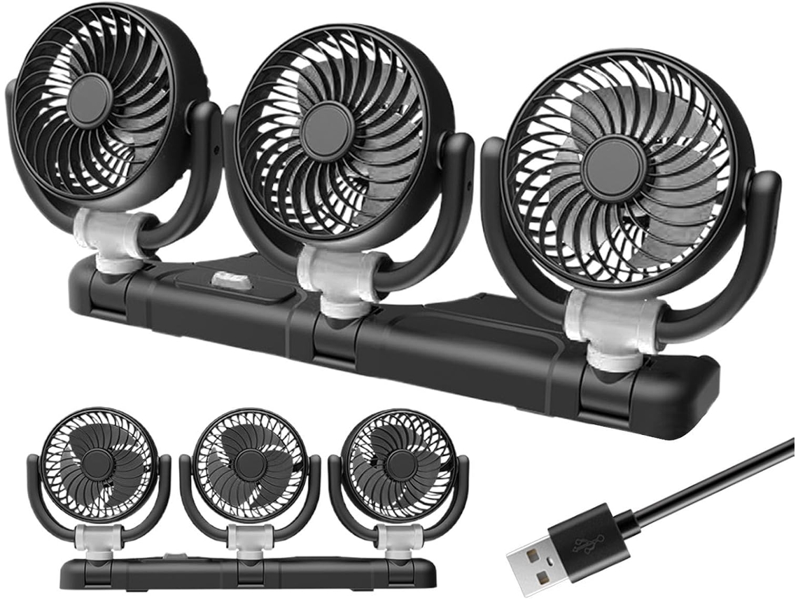 Ventilador Elétrico Para Carro, Ventilador Para Painel