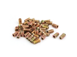 Rosca Interna M6x20mm, Interface Redonda de 8,8 Graus, Inserto para Móveis com Ranhura em E, 50 CHABERLU