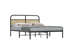 Vidaxl Estrutura Cama S/ Colchão Derivados De Madeira Carvalho Sonoma