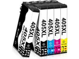 Pack Com 5 Cartuchos 405 Xl Compatíveis Para Impressora Epson 405 Xl Shop Story