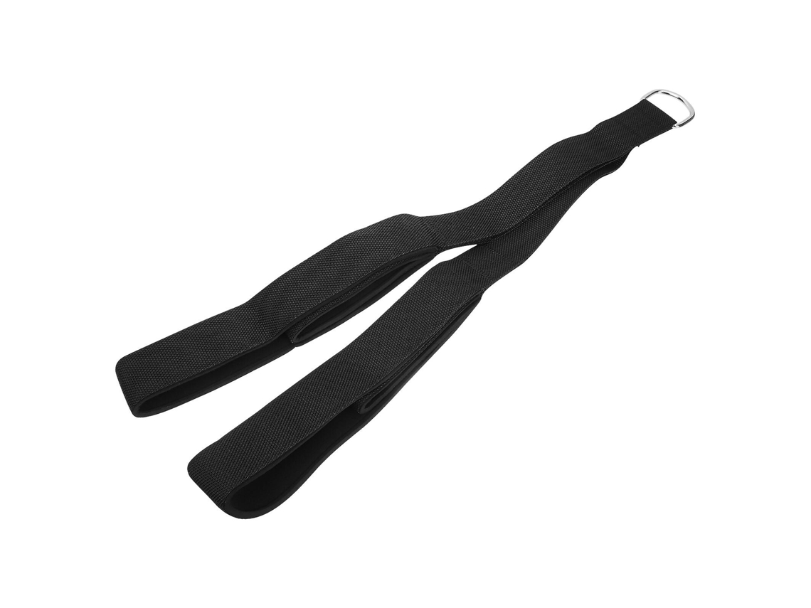 Rebe-cuerda De Treinamento Para Tríceps E Bíceps Com Grip Duplo Material Poliéster Para Academia Em Casa 132x5cm Negro