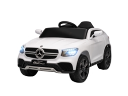 Carro Elétrico Infantil 12v (controle Remoto 2.4g, 3 Velocidades, Partida Lenta, Branco, 105x68x50cm)