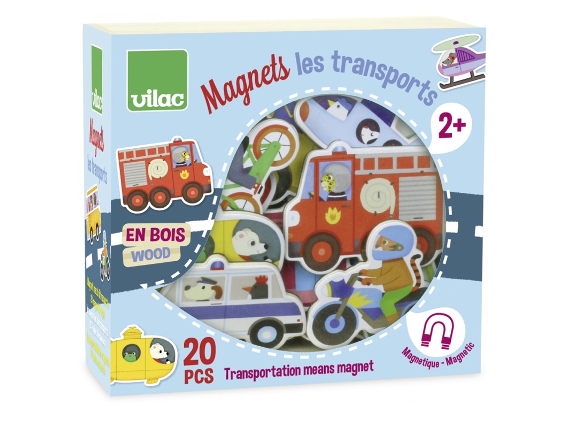 Jogo de Tabuleiro VILAC Transport Magnet (2 Anos)
