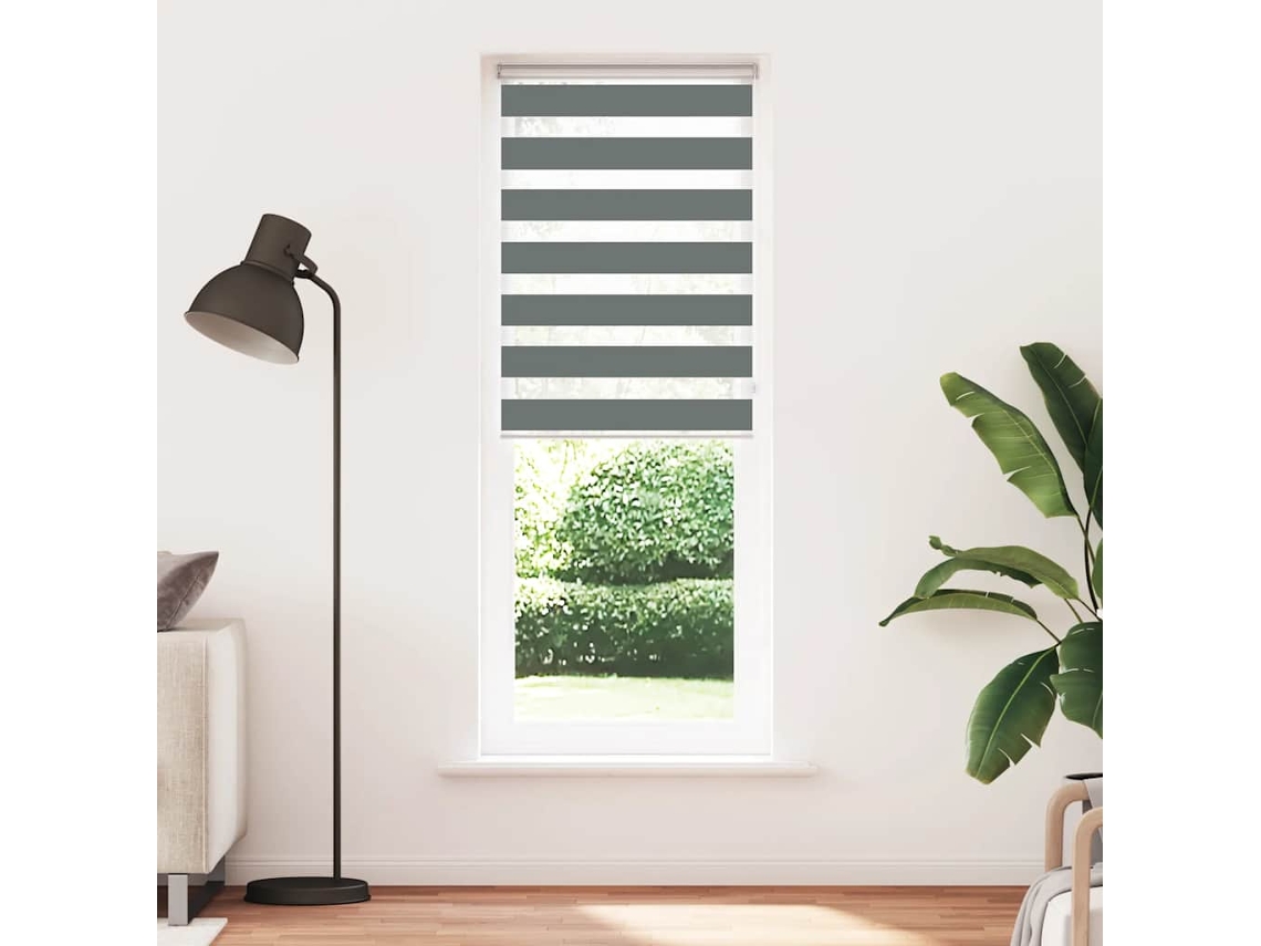 Maison Exclusive - Cortina De Zebra 70x230 Cm Largura Do Tecido 65,9 Cm Poliéster