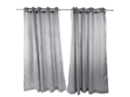Cortinas De Fio Slub Forradas Com Anéis De Ilhós Plissados - Laxiscreed Para Um Ambiente Elegante